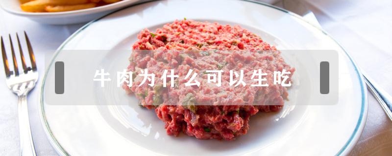 牛肉为什么可以生吃