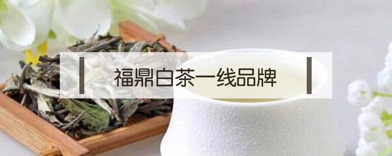 福鼎白茶一線品牌 福鼎白茶一線品牌排行榜