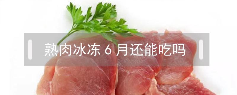 熟肉冰冻6月还能吃吗 冰冻半年的熟肉能吃吗