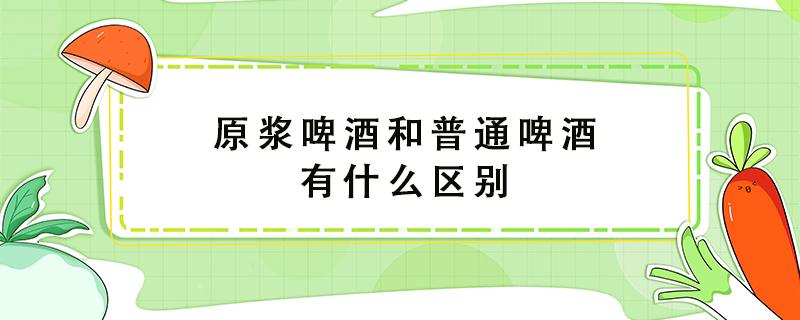 原浆啤酒和普通啤酒有什么区别 原浆啤酒前十名的牌子