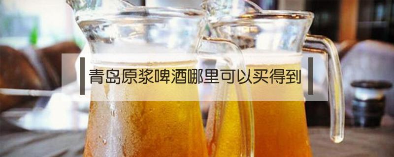 青島原漿啤酒哪里可以買得到