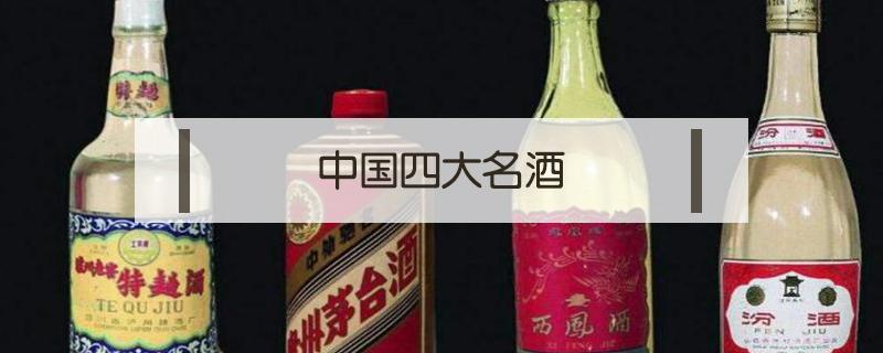 中国四大名酒 中国四大名酒是什么酒