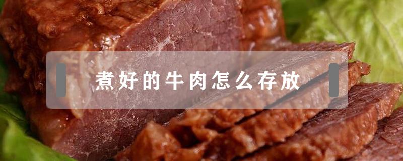 煮好的牛肉怎么存放（煮熟的牛肉怎么保存方法）