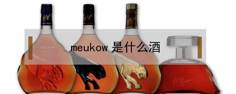 meukow是什么酒（meukow是什么酒vsop保质期）