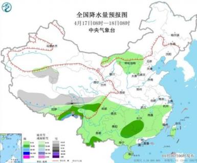 冷空气影响我国中西部（较强冷空气继续影响中东部）