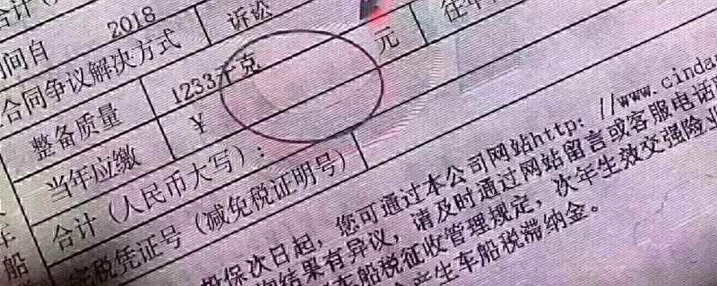 什么是車船稅照片