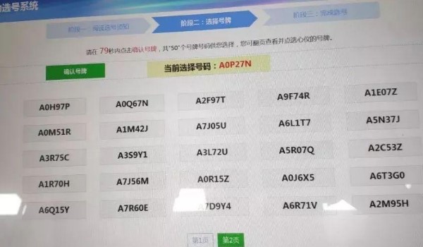 網(wǎng)上選號車輛品牌型號怎么填寫