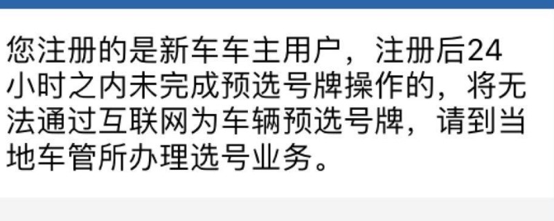 新车网上选号审核需要多久