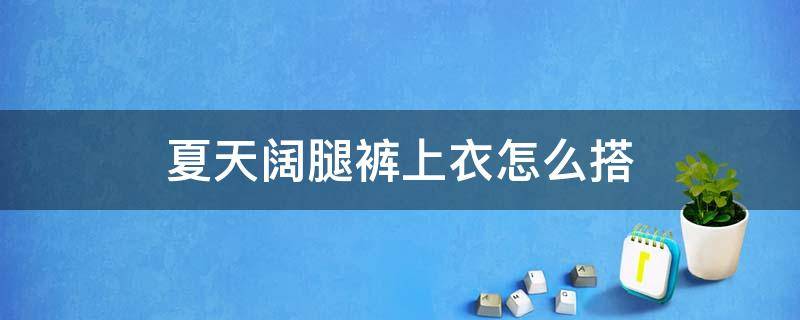 夏天阔腿裤上衣怎么搭 夏装阔腿裤搭配什么上衣