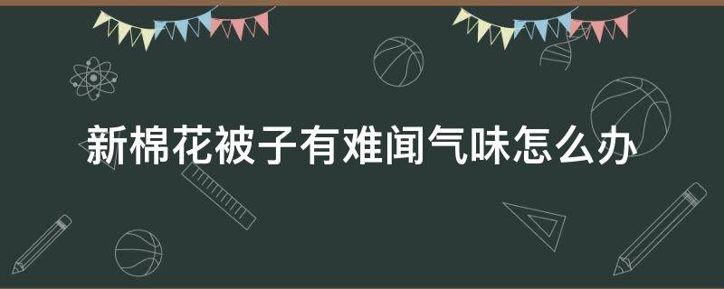 新棉花被子有难闻气味怎么办（新买的棉花被子有一股难闻的味道）