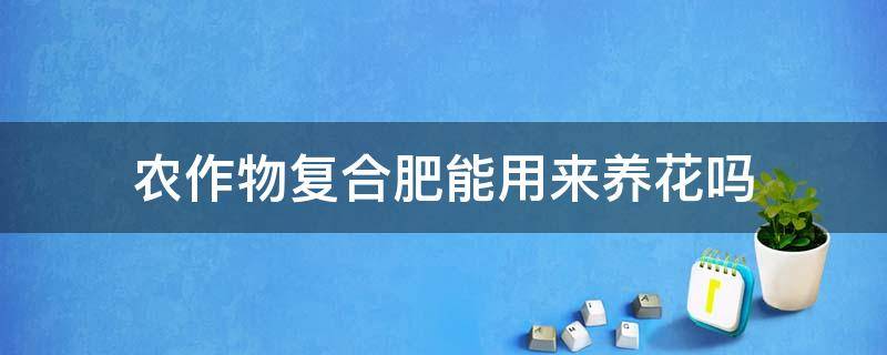 农作物复合肥能用来养花吗（花卉可以用农用复合肥吗）