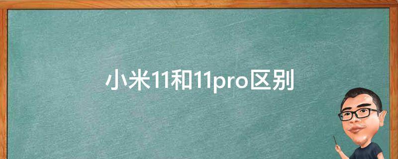 小米11和11pro区别（小米11和11pro区别哪个更好）