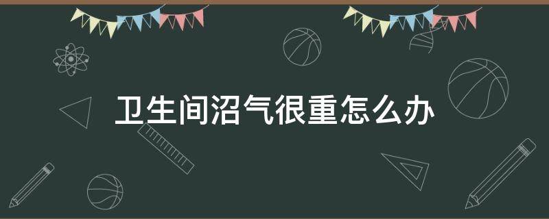 卫生间沼气很重怎么办 厕所沼气太严重怎么办