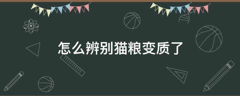 怎么辨別貓糧變質(zhì)了 怎么判斷貓糧有沒有變質(zhì)