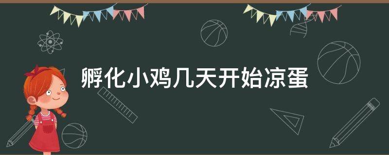 孵化小鸡几天开始凉蛋（孵小鸡凉蛋几个小时没事吗）