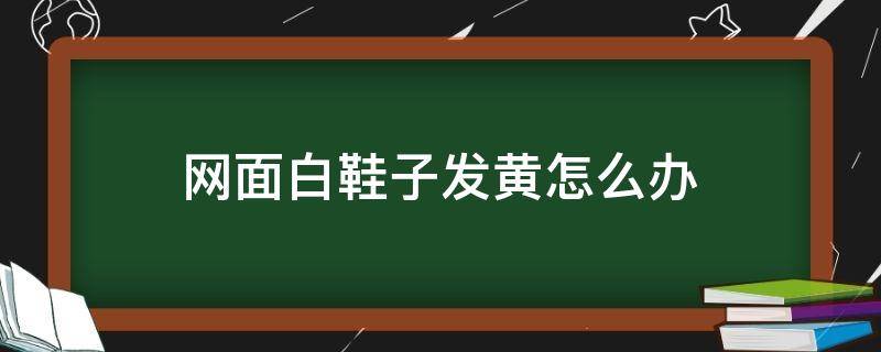 网面白鞋子发黄怎么办（白鞋网面黄了怎么办）