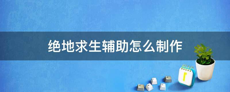 绝地求生辅助怎么制作 绝地求生内部辅助定制