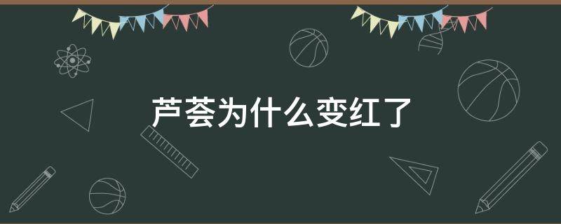 芦荟为什么变红了 芦荟为什么会变红