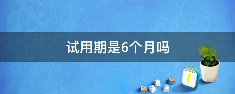 试用期是6个月吗 试用期是六个月