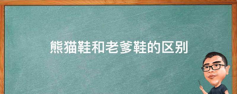 熊貓鞋和老爹鞋的區(qū)別（熊貓鞋和老爹鞋一樣嗎）