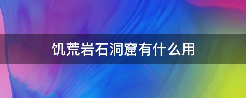 饑荒巖石洞窟有什么用（饑荒巖石洞窟寵物有什么用）