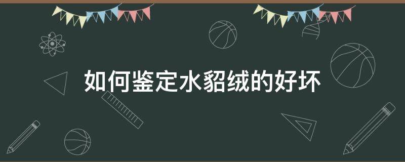 如何鉴定水貂绒的好坏 怎样鉴别水貂绒好坏