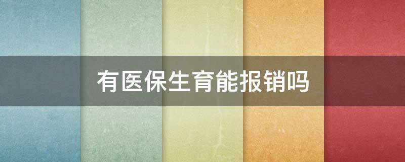 有医保生育能报销吗 医保能报销生育险吗