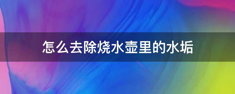 怎么去除燒水壺里的水垢（怎樣去除燒水壺中的水垢?）