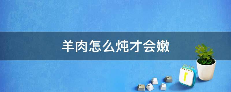 羊肉怎么燉才會嫩 羊肉怎么燉比較嫩