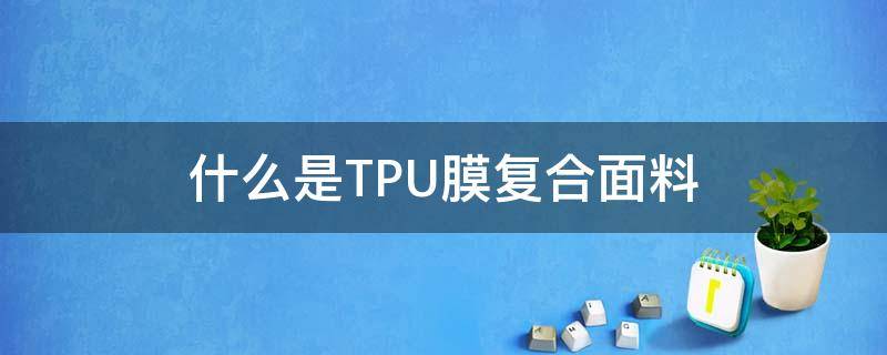 什么是TPU膜復(fù)合面料（tpu 復(fù)合膜和tpu薄膜的區(qū)別）