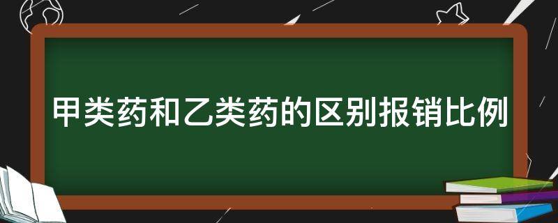 甲类药和乙类药的区别报销比例（住院甲类药和乙类药的区别报销比例）