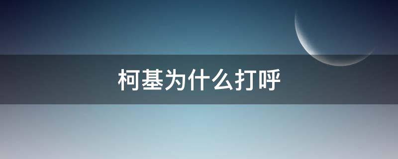 柯基为什么打呼 柯基为什么打喷嚏