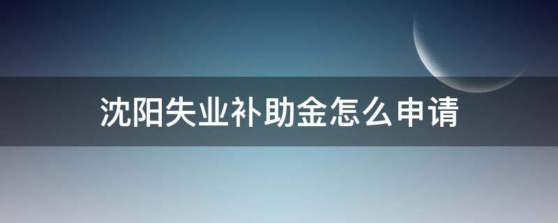 沈阳失业补助金怎么申请 沈阳失业补助金怎么申请何时到账