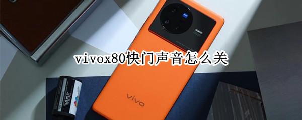 vivox80快門聲音怎么關(guān)（vivo快門聲音怎么關(guān)閉）