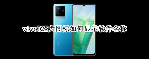 vivoT2X大图标如何显示软件名称 vivox21图标大小怎么调