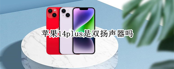 苹果14plus是双扬声器吗（iPhone12pro是双扬声器吗）