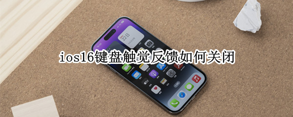 ios16鍵盤觸覺反饋如何關(guān)閉 ios鍵盤觸感反饋