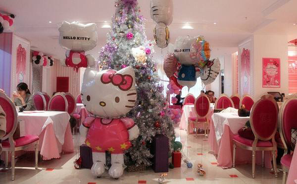 hello kitty主題餐廳設(shè)計(jì)效果圖欣賞