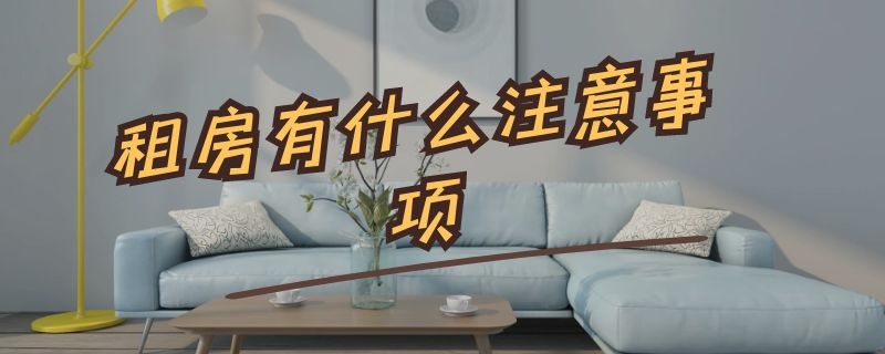 租房有什么注意事项（租房有什么注意事项和细节）