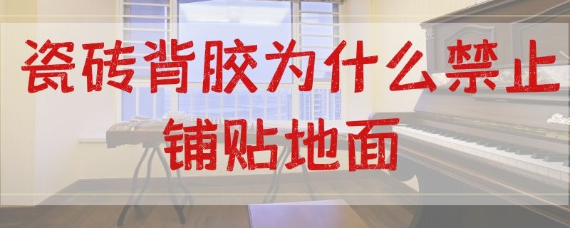 瓷砖背胶为什么禁止铺贴地面 铺全瓷地砖可以不使用背胶吗