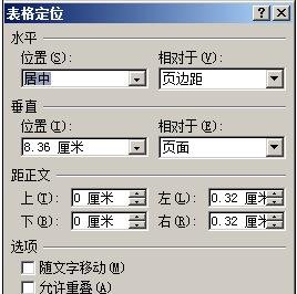 word2010怎么避免表格重疊