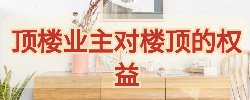 頂樓業(yè)主對(duì)樓頂?shù)臋?quán)益