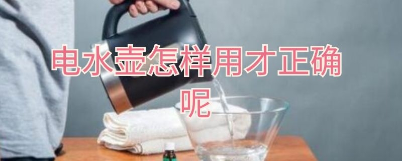 电水壶怎样用才正确呢（电水壶怎样用才正确呢）