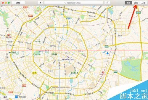 Mac新系統(tǒng)地圖中公交功能怎么使用?（蘋果地圖 公交線路）