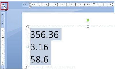 Powerpoint教程之快速对齐小数点