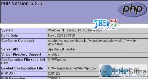 Windows2008 最新版Apache2.PHP5.MySQL6.PHPMyadmin.ZendOptimizer安装图解