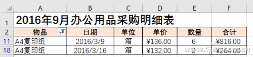 如何玩轉(zhuǎn)Excel2016高級(jí)篩選