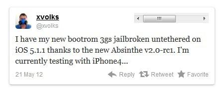 iOS 5.1.1完美越獄命名:Absinthe 2.0