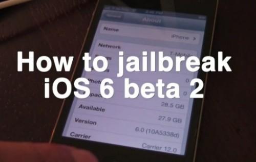 iOS 6 beta 2不完美越獄教程