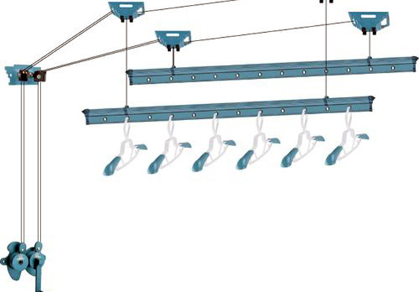 手搖升降式晾衣架結(jié)構(gòu)全方面分析